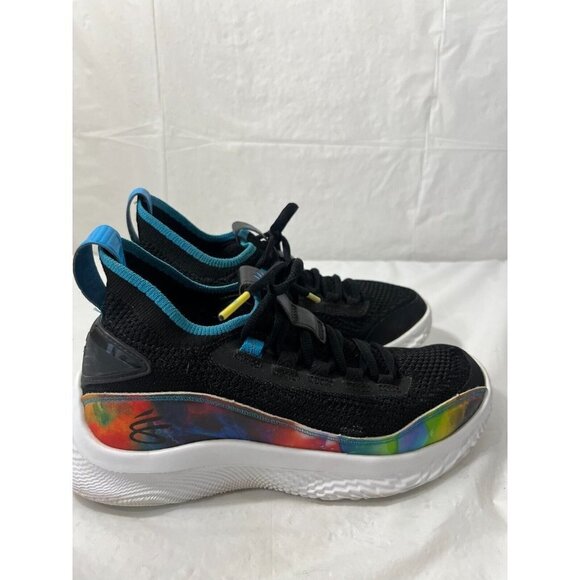Under Armour Curry Flow 8 'Feel Good Flow' Tie Dye 3024033-001  Size 6 - Picture 12 of 16